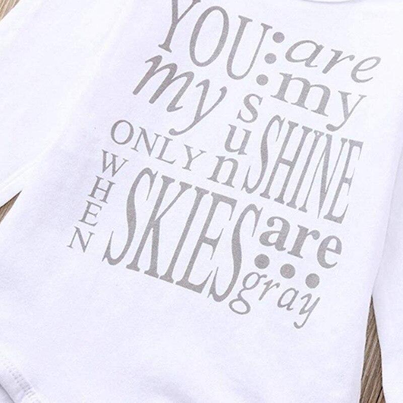 You Are My Sunshine Baby Romper-sett