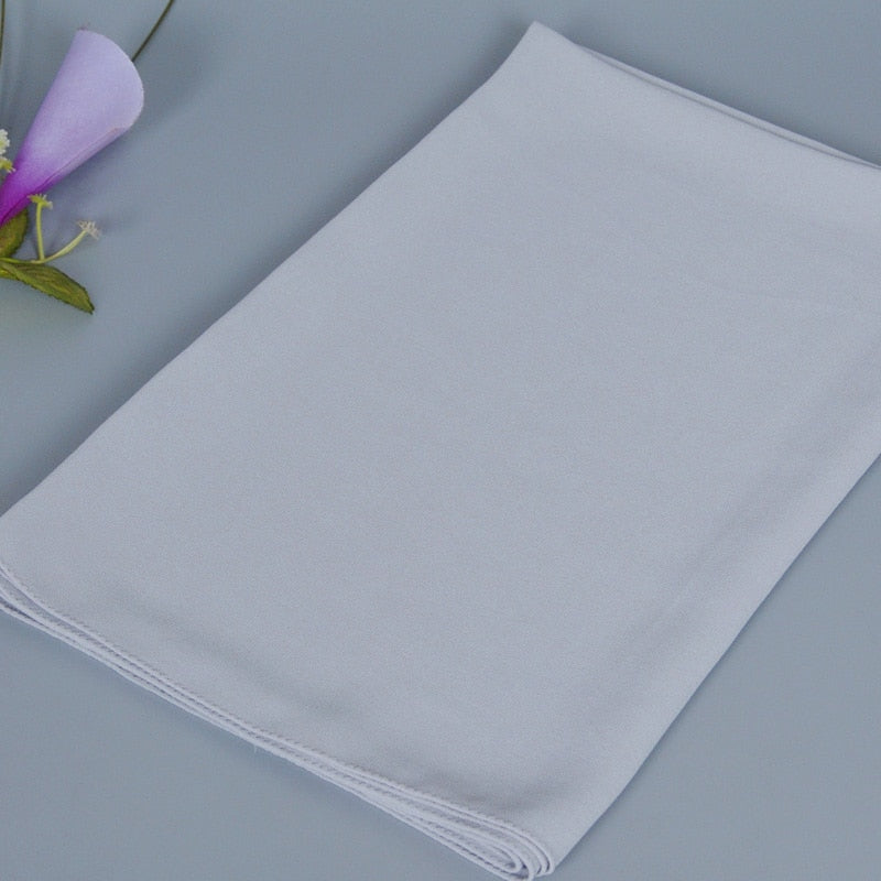 Instant Chiffon-hijab med dobbel hempe