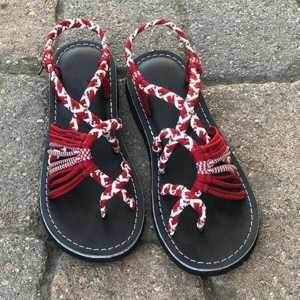 Fritids sandaler med snøring