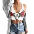 Sexy retro-brodert stroppetopp
