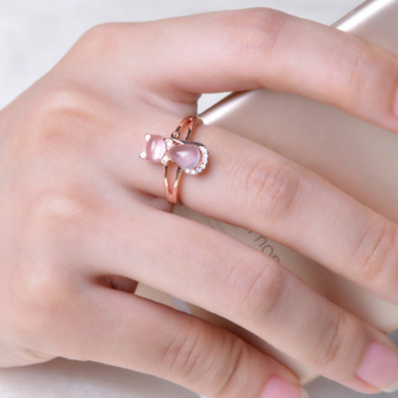 Opal kattring