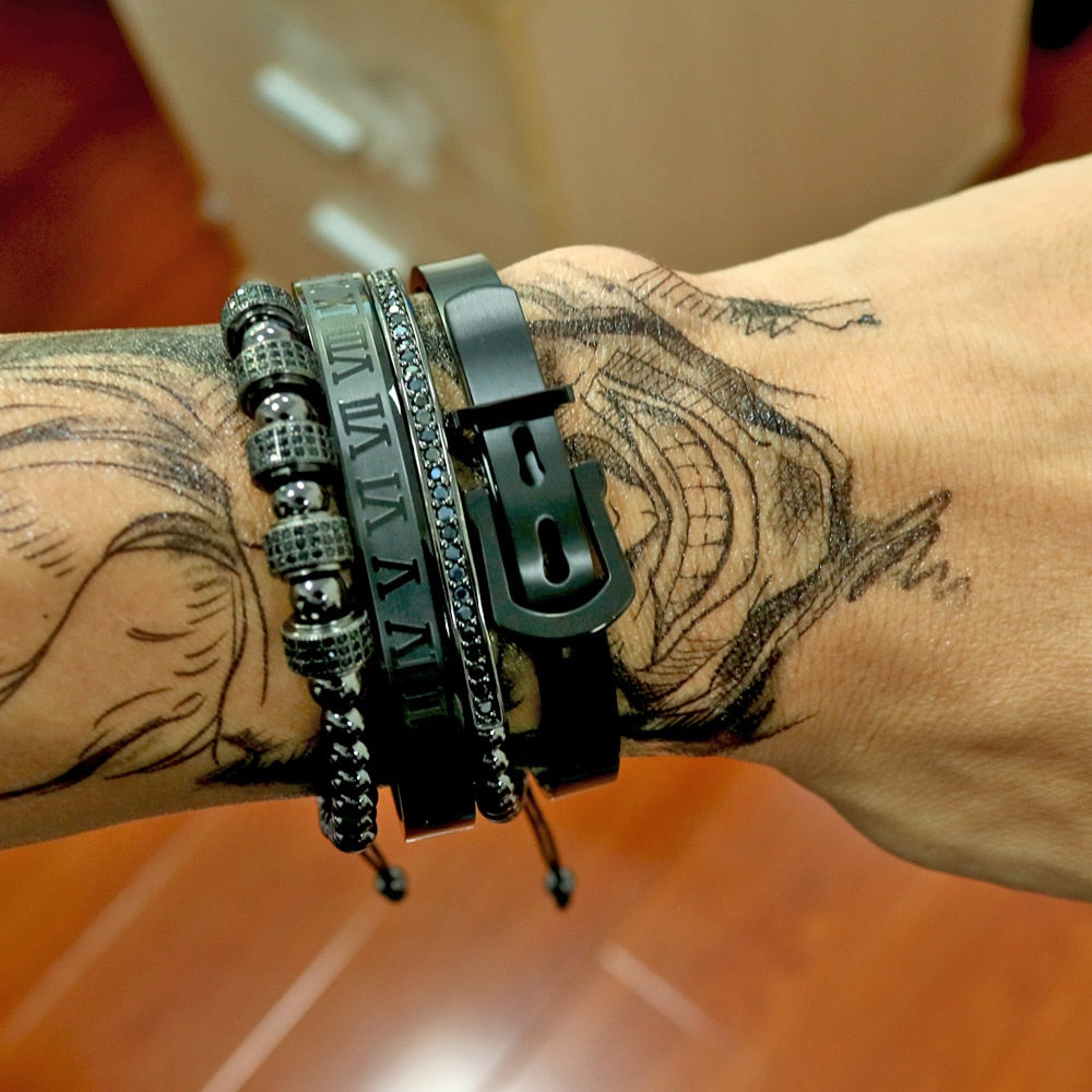 Titanium armbåndssett