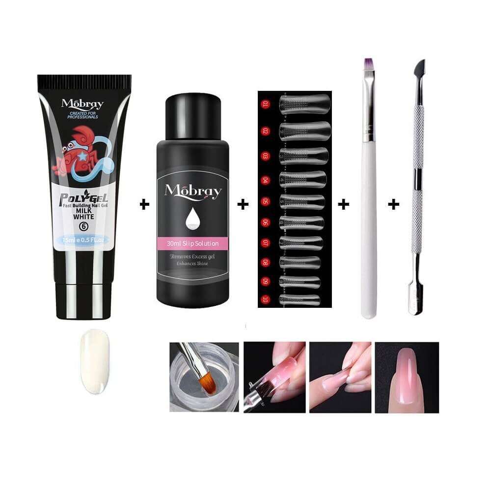 Luksuriøst Poly Gel Nail Kit