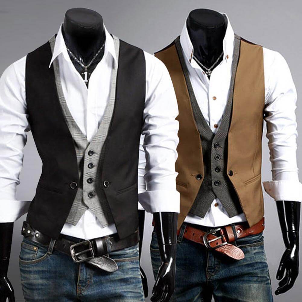 Dressvest for menn