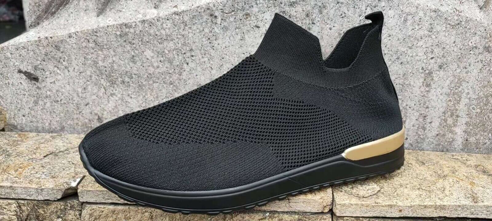 Elastiske slip-on-sneakers