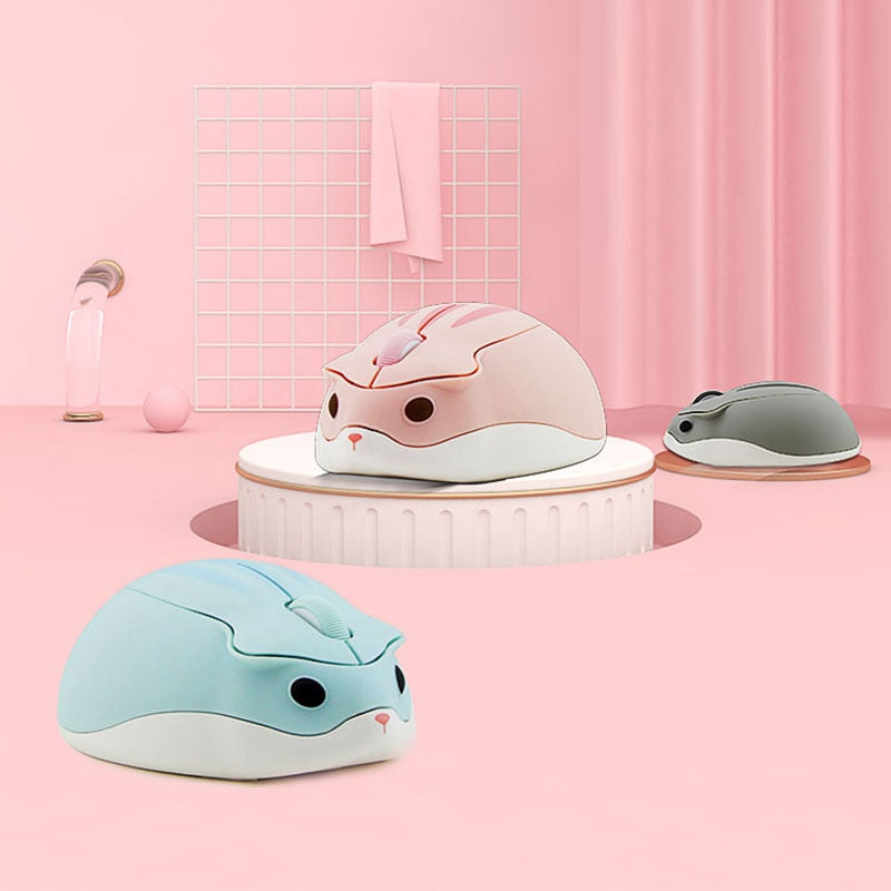 Søt trådløs hamstermus
