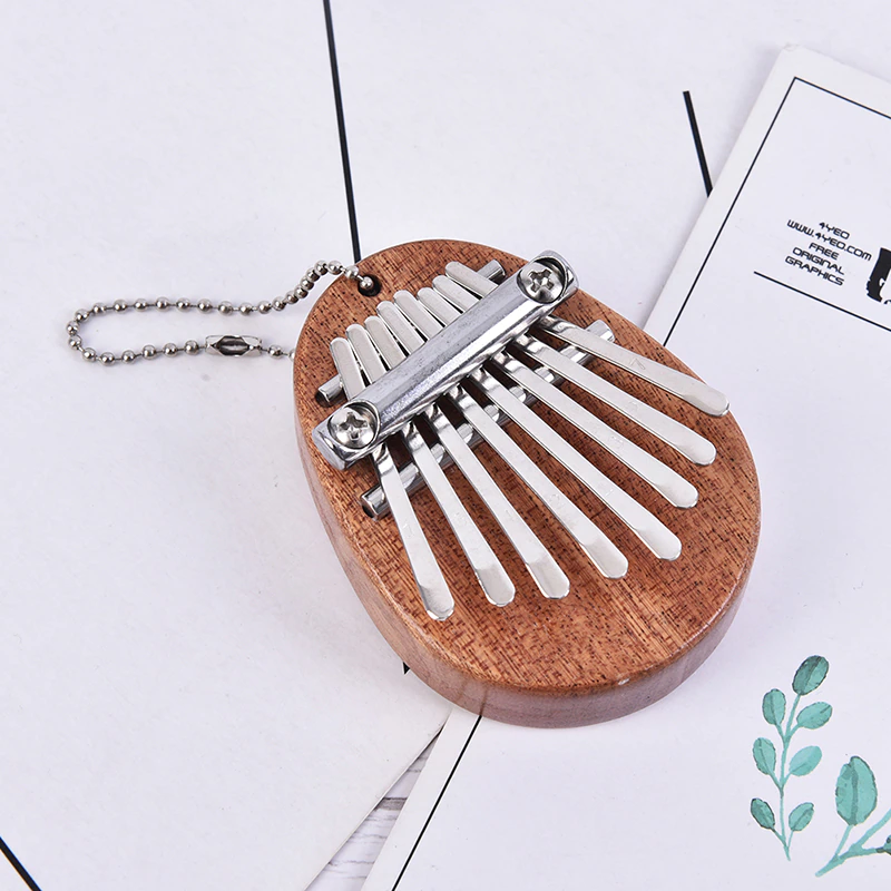 Mini Kalimba 8 tangenter tommelklaver