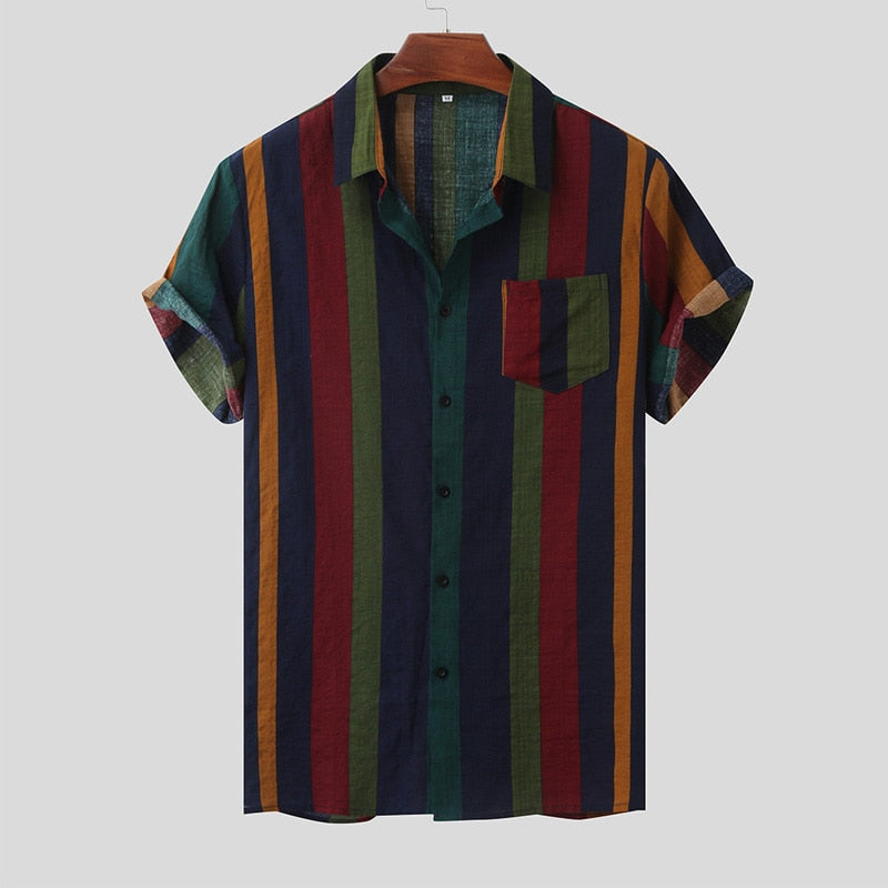 Hawaii-skjorte med vintagekrage
