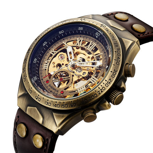 Steampunk Vintage Skjelettklokke