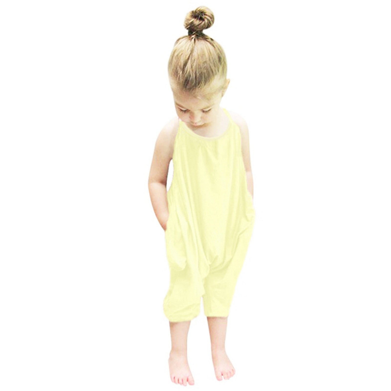 Jumpsuit med halterneck til barn