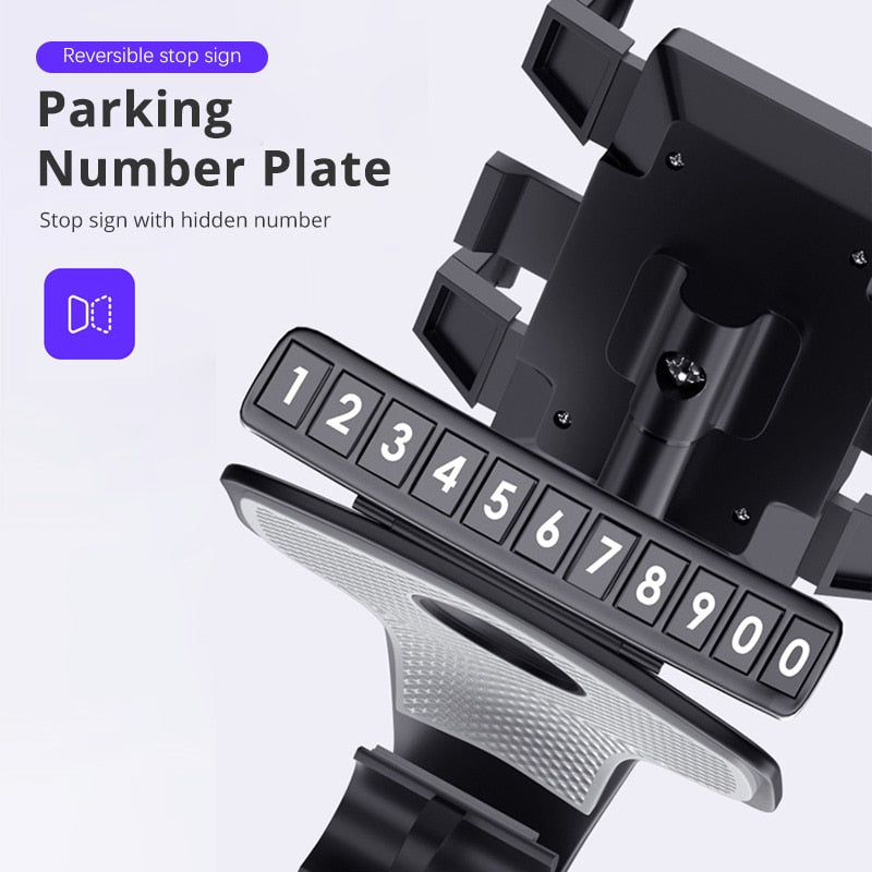 Universal mobiltelefonholder til bilens dashbord