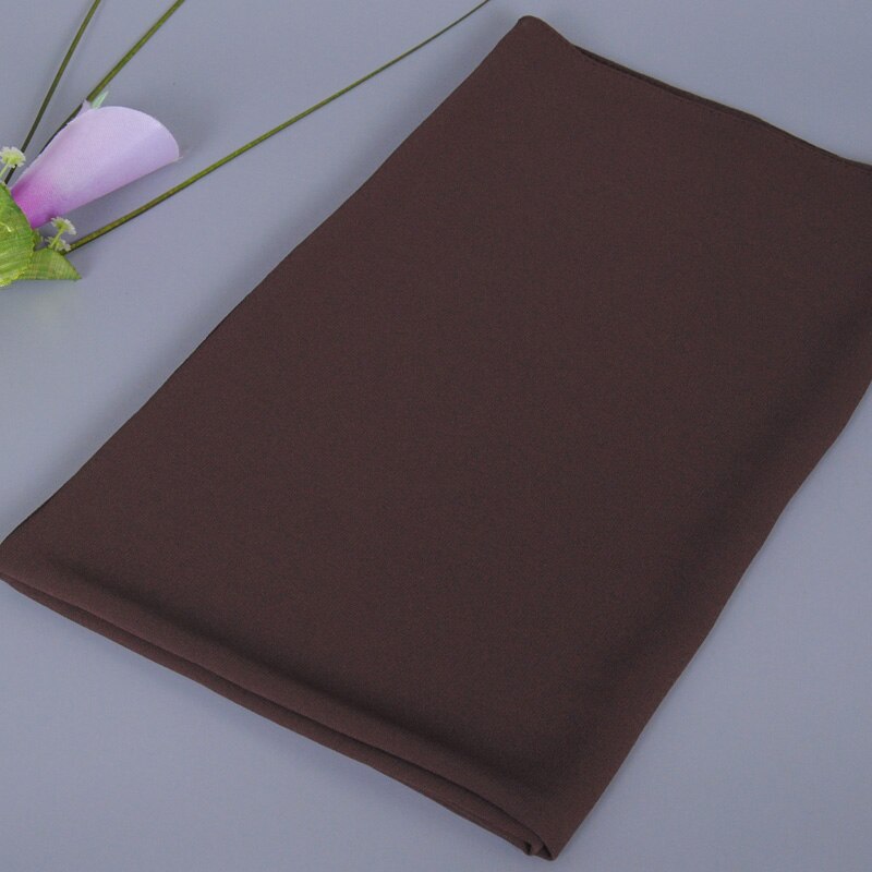 Instant Chiffon-hijab med dobbel hempe