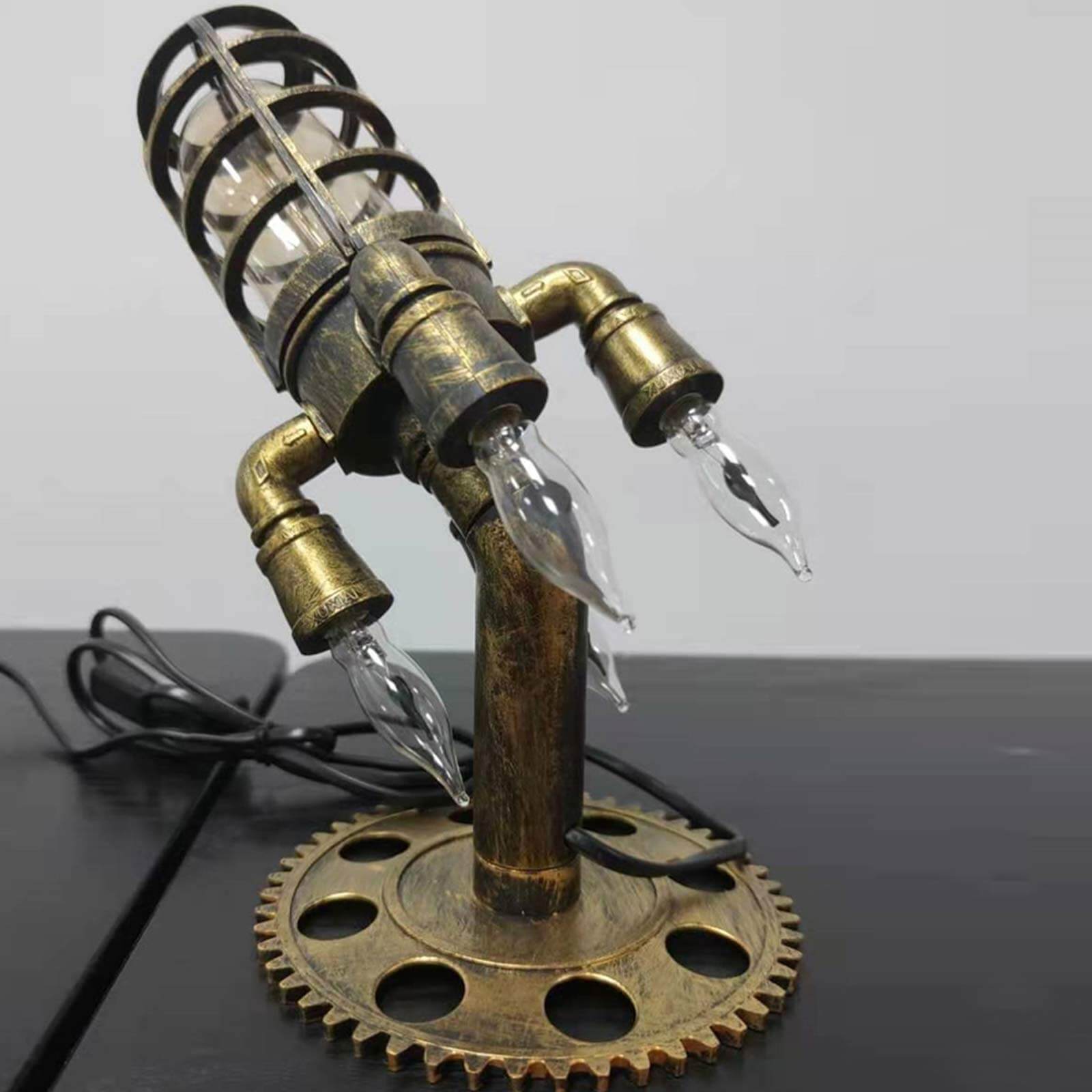 Vintage Steampunk Rakettlampe