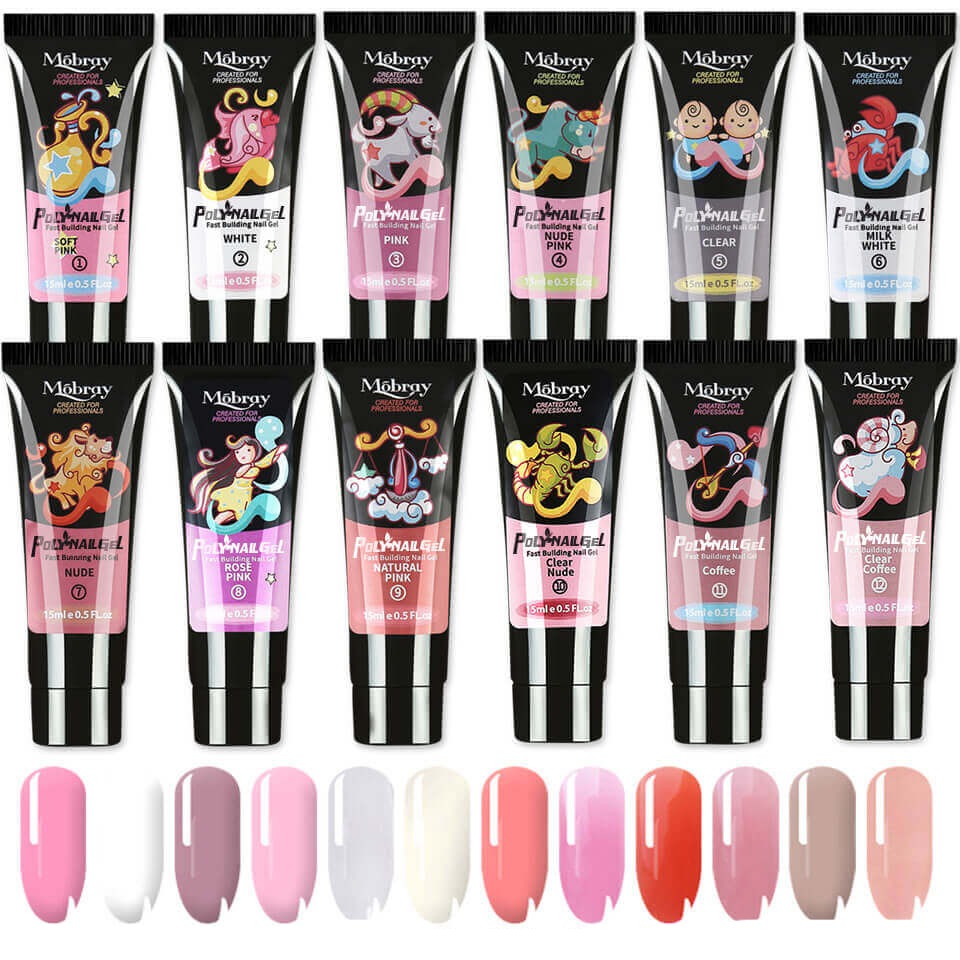 Luksuriøst Poly Gel Nail Kit