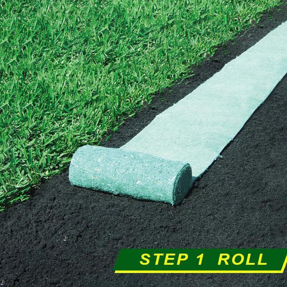 Biologisk nedbrytbare gressfrømatter