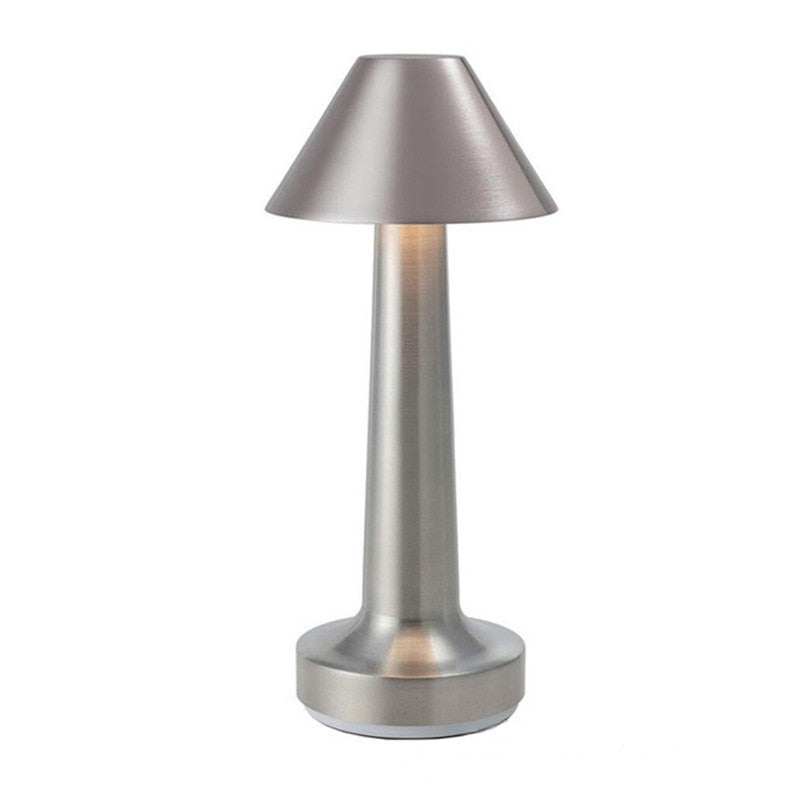 Oppladbar berøringsbordlampe