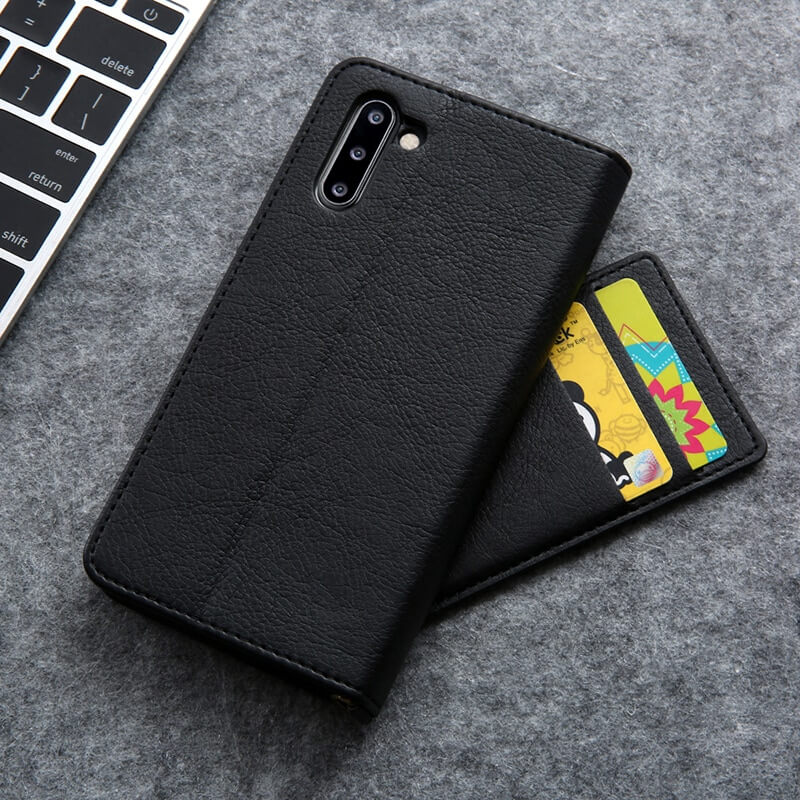 Magnetisk Folio-etui i Skinn