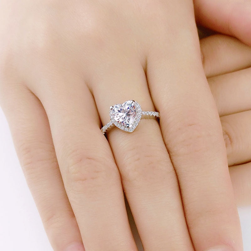 Hjertering i Cubic Zirconia