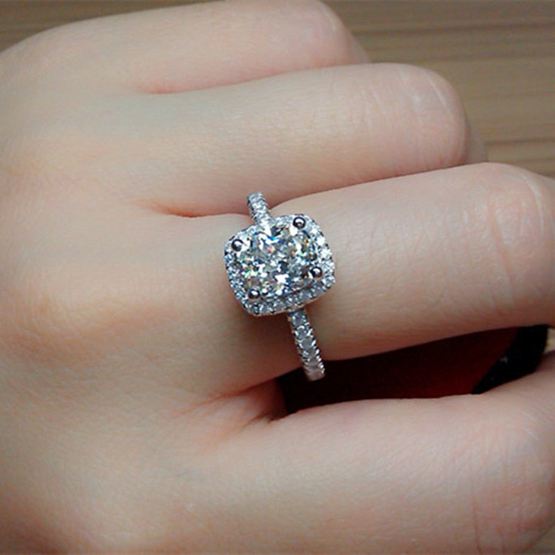 Midi Square Forlovelsesring