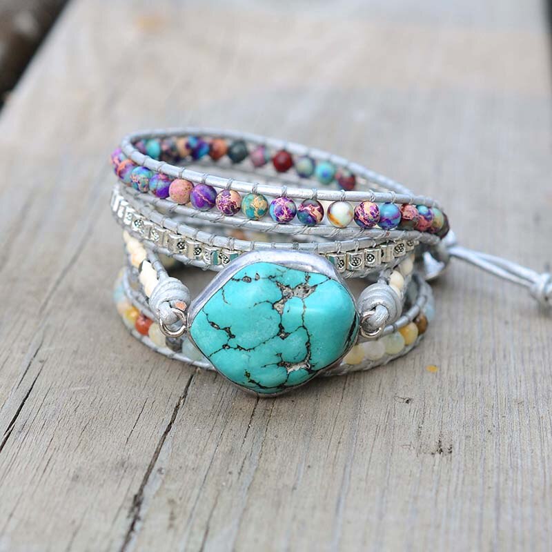 Helbredende turkis beskyttende armbånd