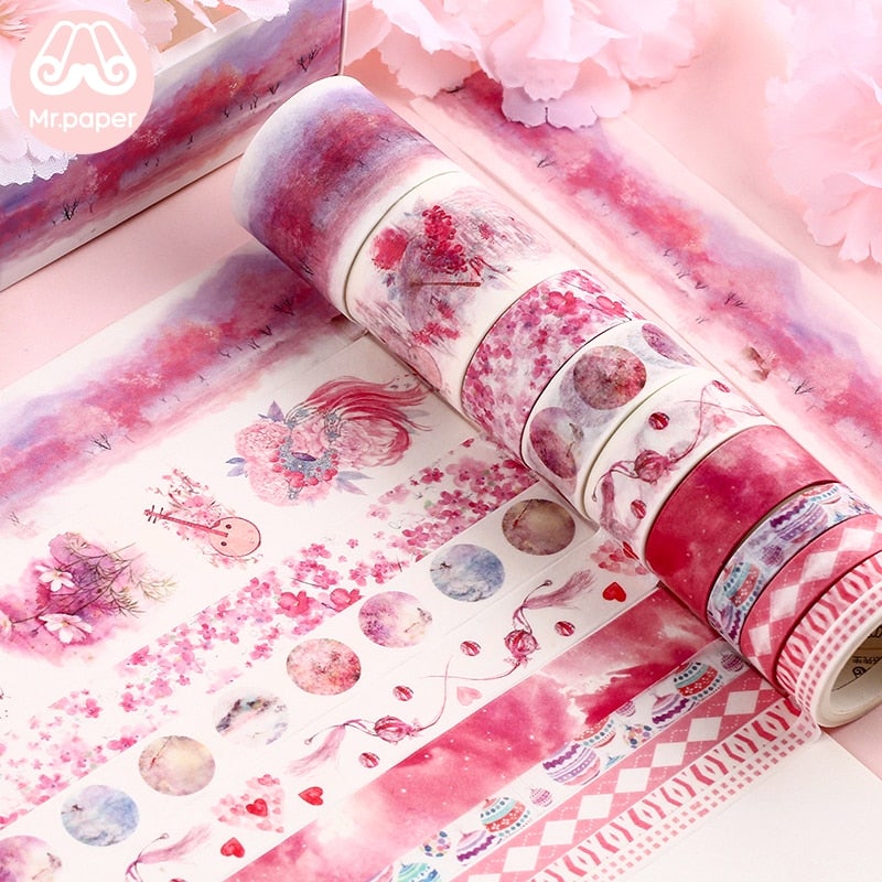 Dekorative Washi Tape-sett