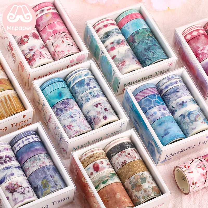 Dekorative Washi Tape-sett