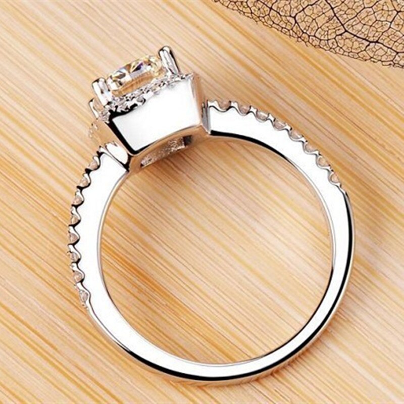 Midi Square Forlovelsesring