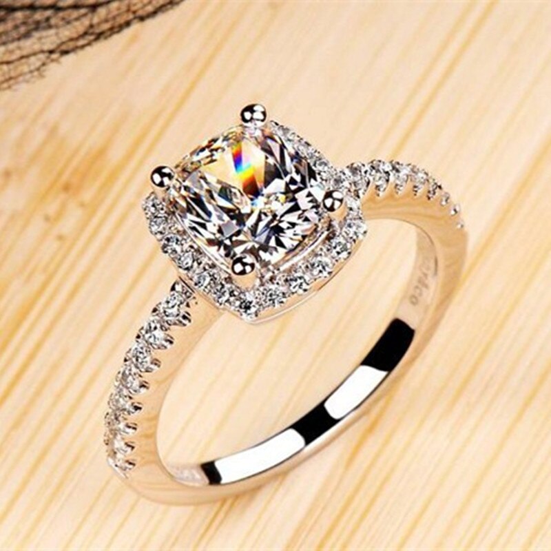 Midi Square Forlovelsesring