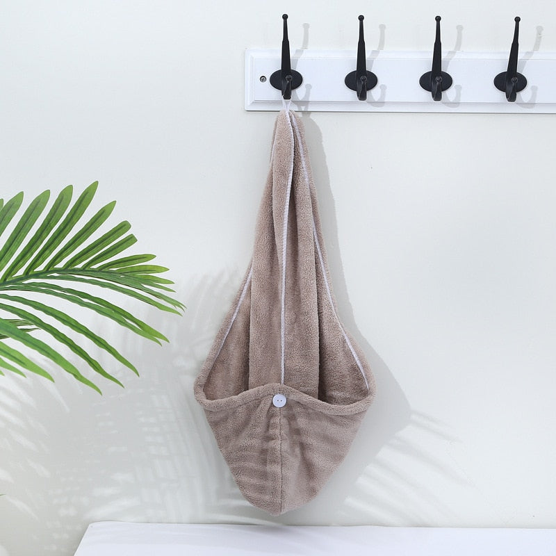 Håndkle i mikrofiber til hår (2-pakning)