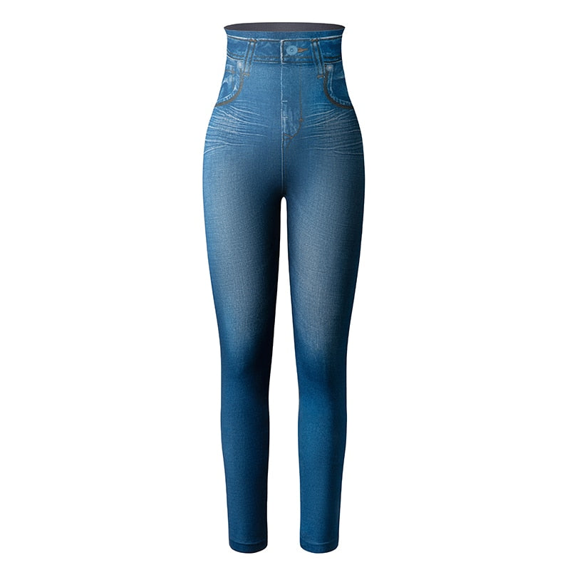 Perfekt passform jeansleggings
