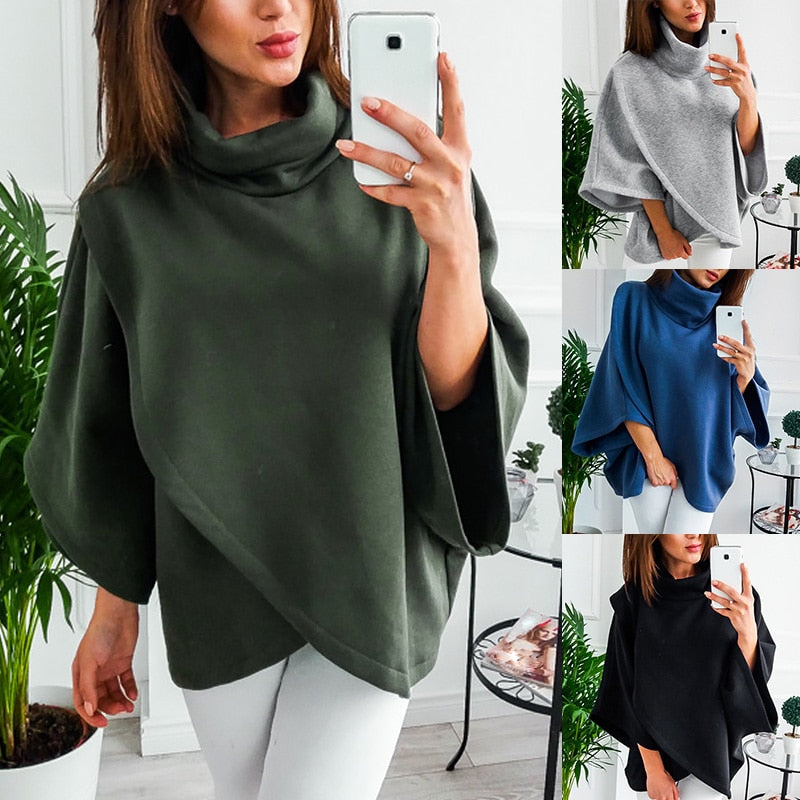 Asymmetrisk turtleneck