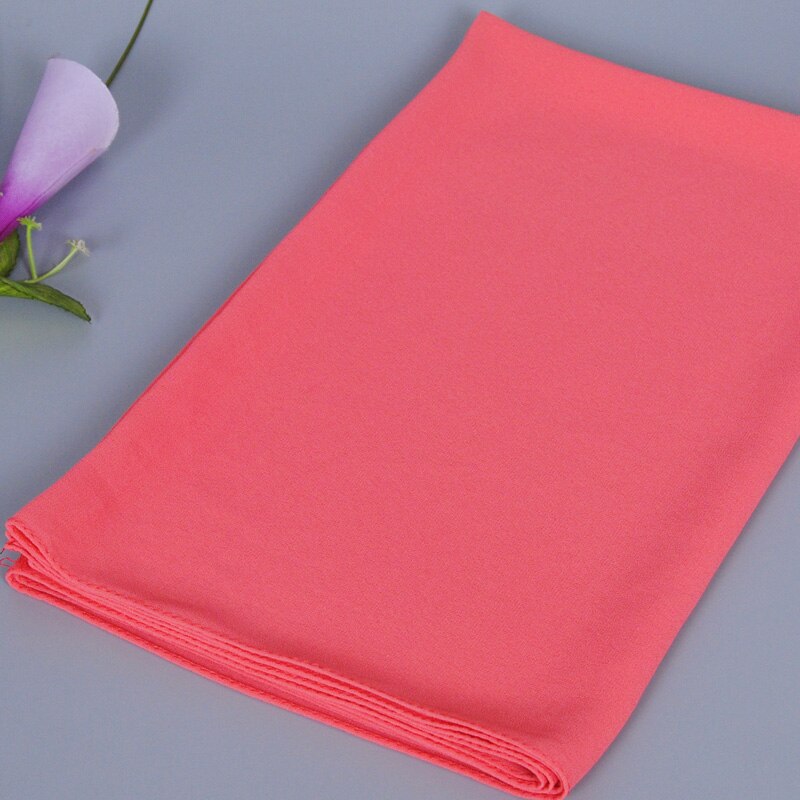 Instant Chiffon-hijab med dobbel hempe
