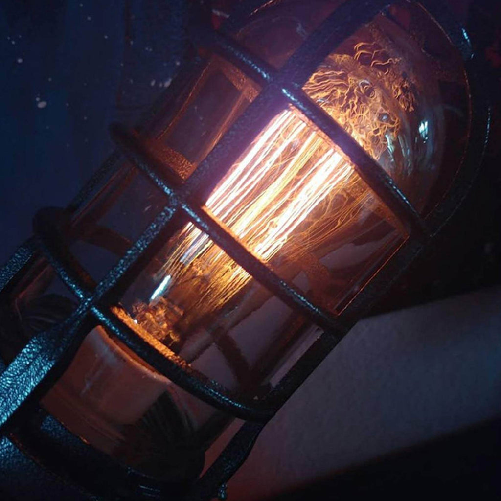 Vintage Steampunk Rakettlampe