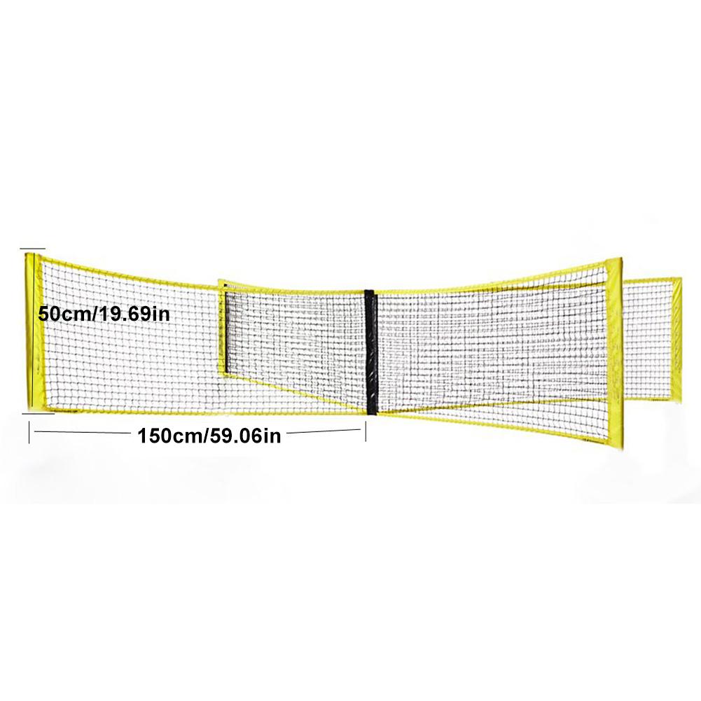 Firesidig nett til crossvolleyball