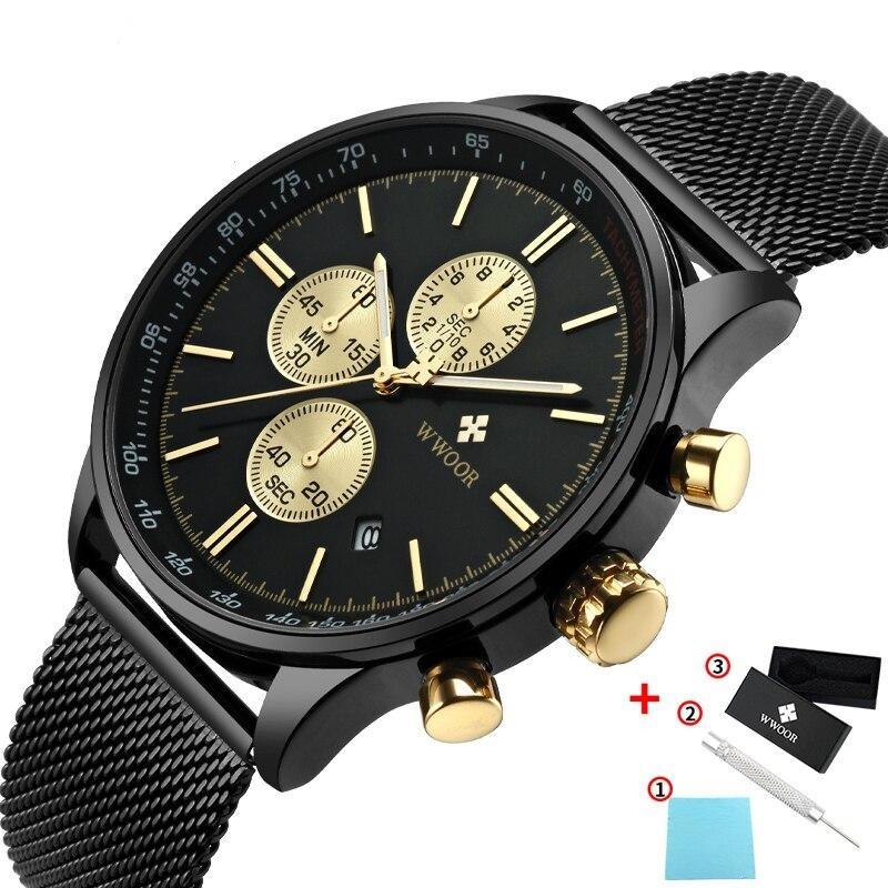 Ultrathin kronograf-armbåndsur
