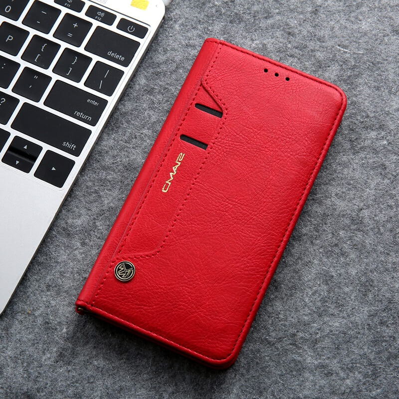 Magnetisk Folio-etui i Skinn