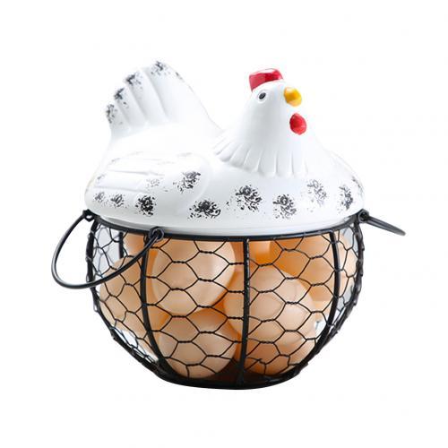 Oppbevaringskurv for egg i keramikk