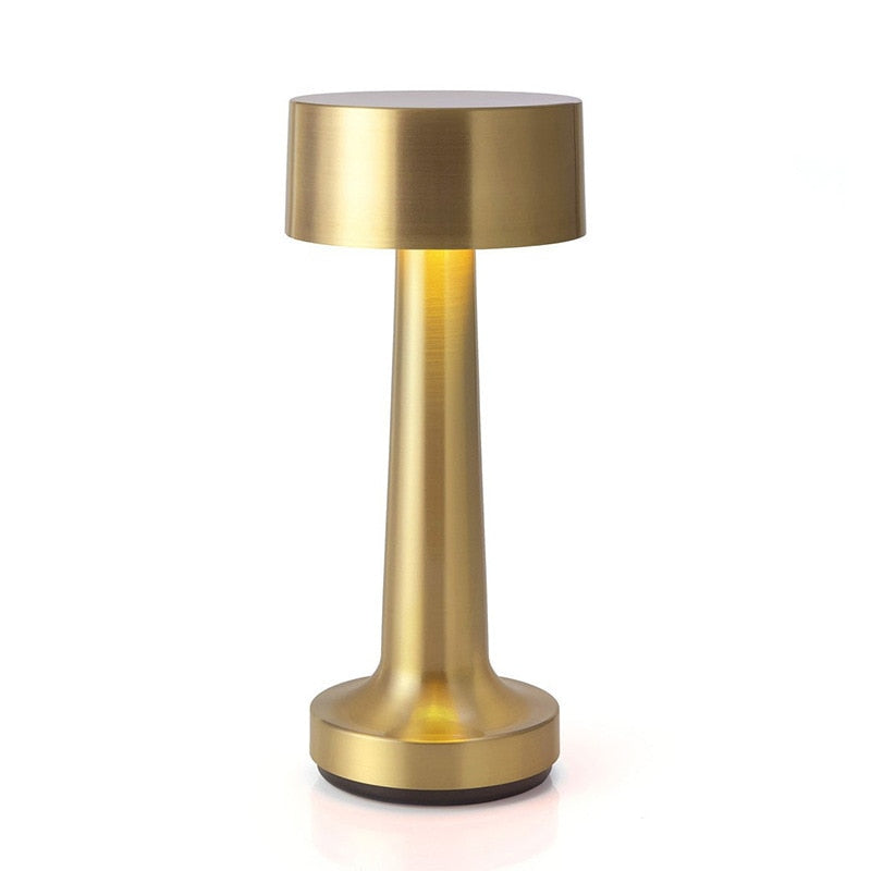 Oppladbar berøringsbordlampe