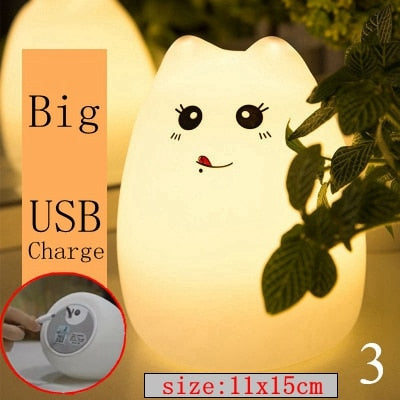 Frekk katt LED-lampe