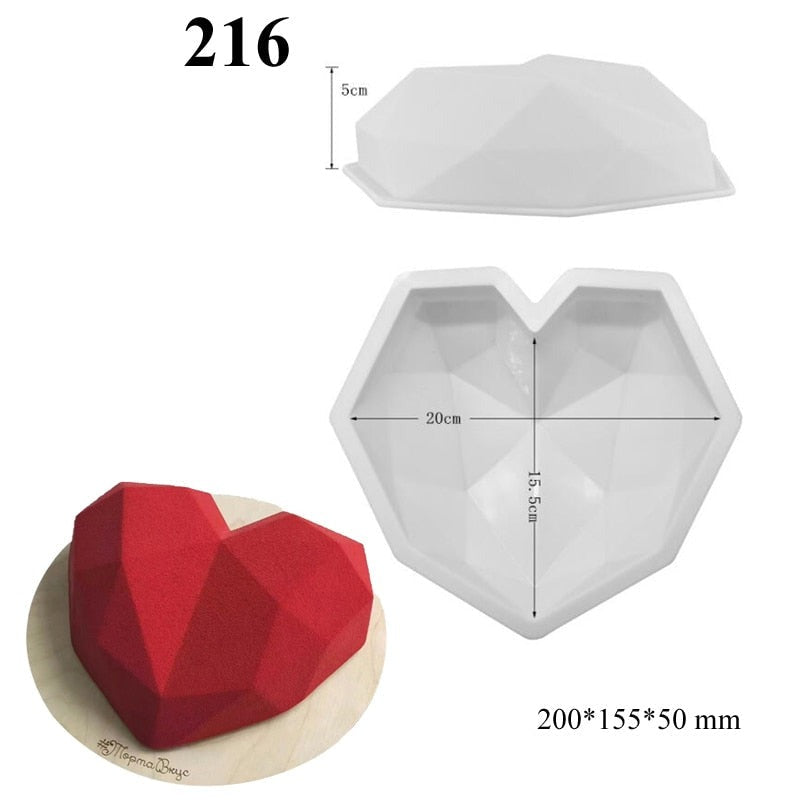 3D dessertformer i silikon