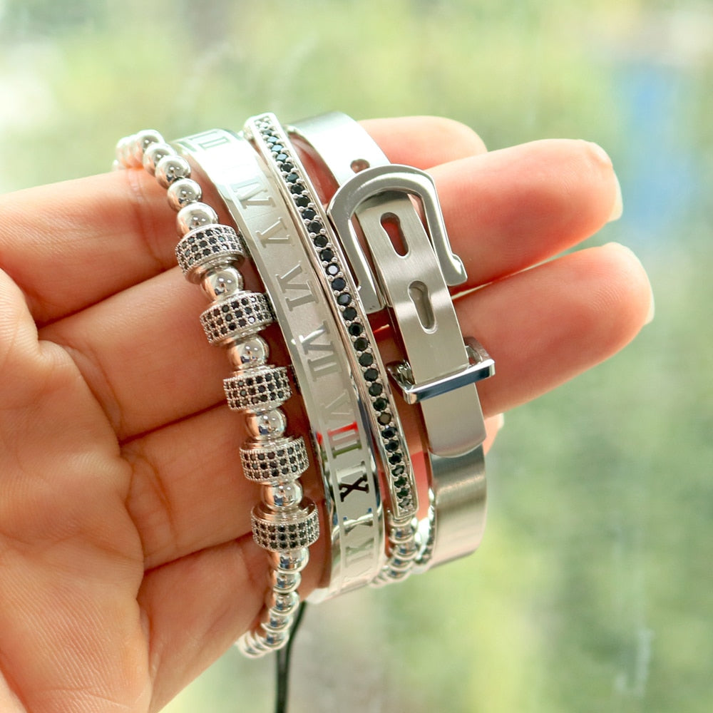 Titanium armbåndssett