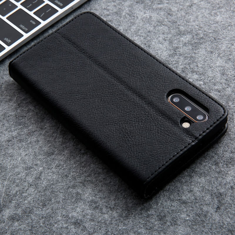 Magnetisk Folio-etui i Skinn