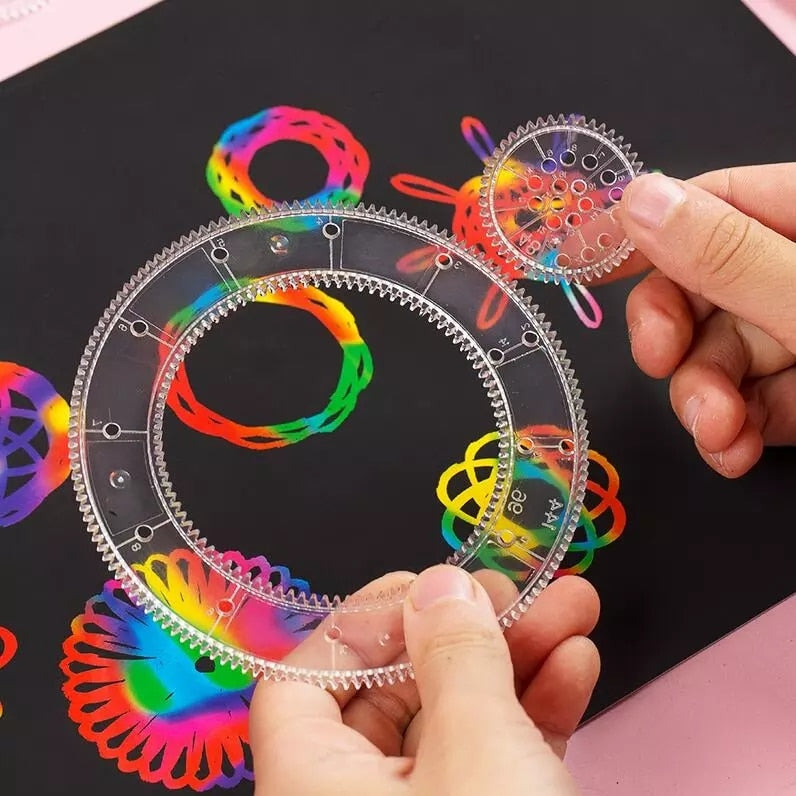 Educational Spirograph tegneverktøy Ultra deluxe kit – Klassikeren er tilbake!
