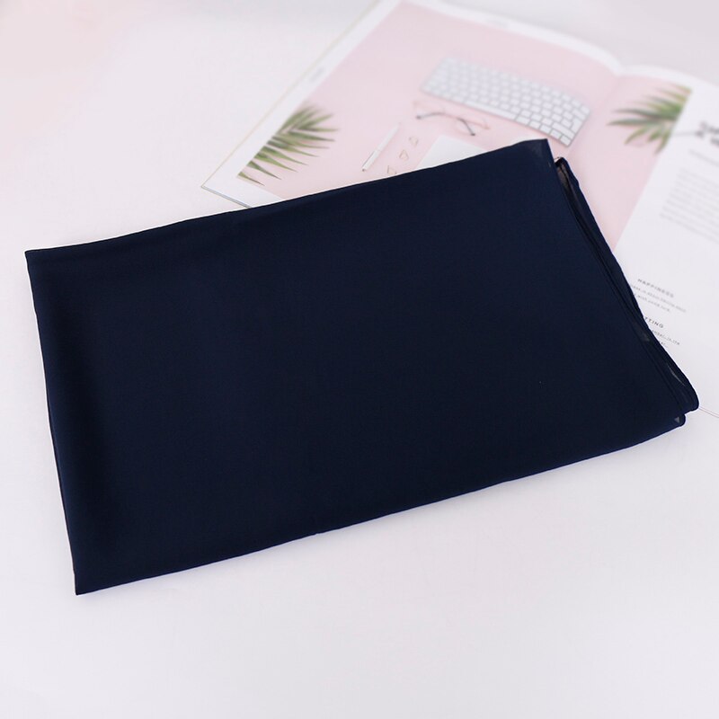 Instant Chiffon-hijab med dobbel hempe