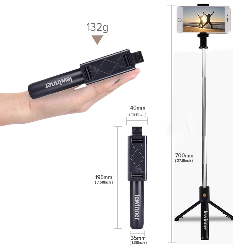 3-i-1 Bluetooth selfiestang