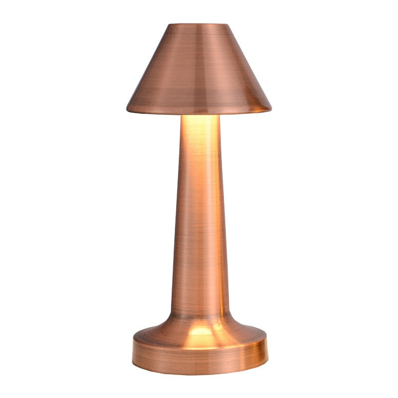 Oppladbar berøringsbordlampe