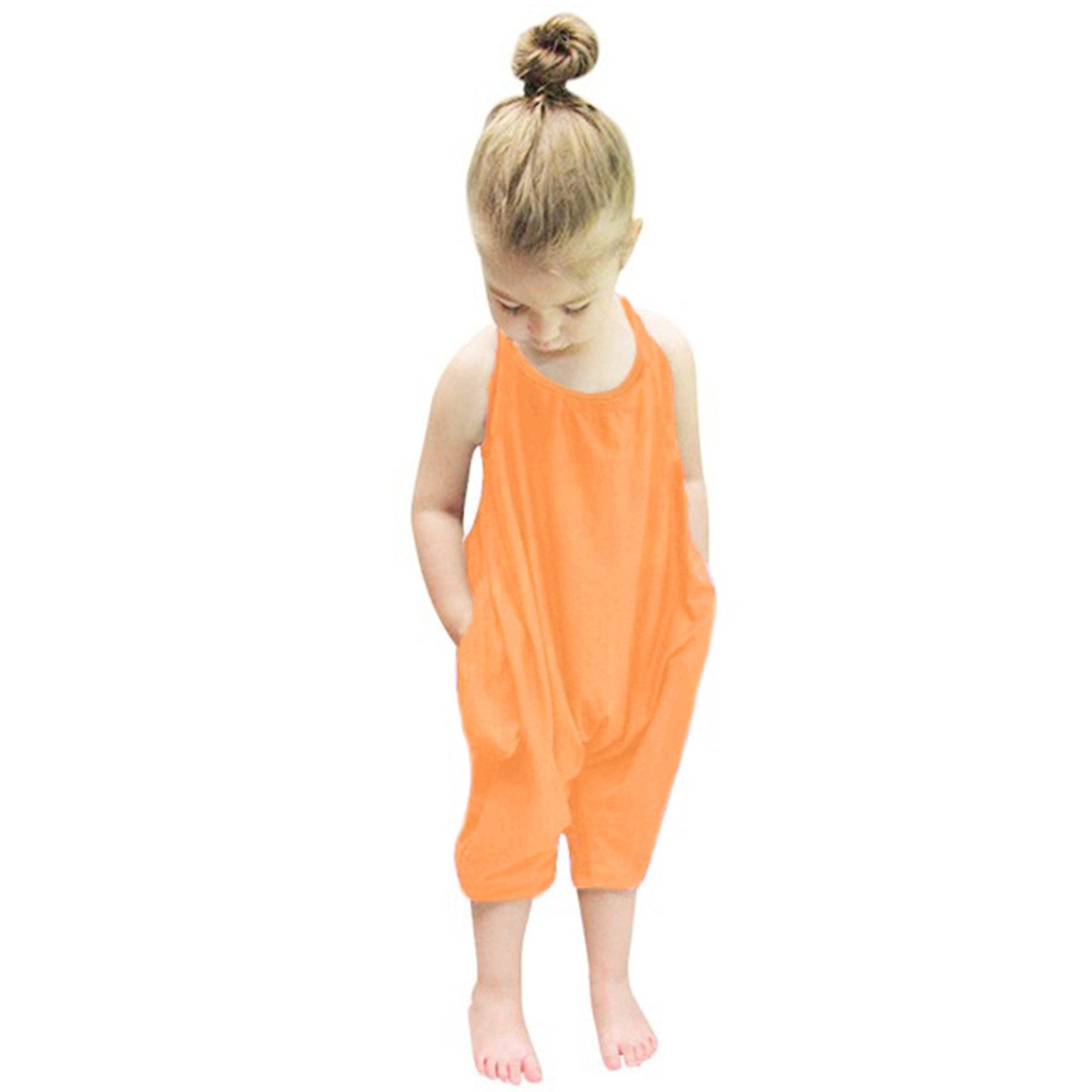 Jumpsuit med halterneck til barn