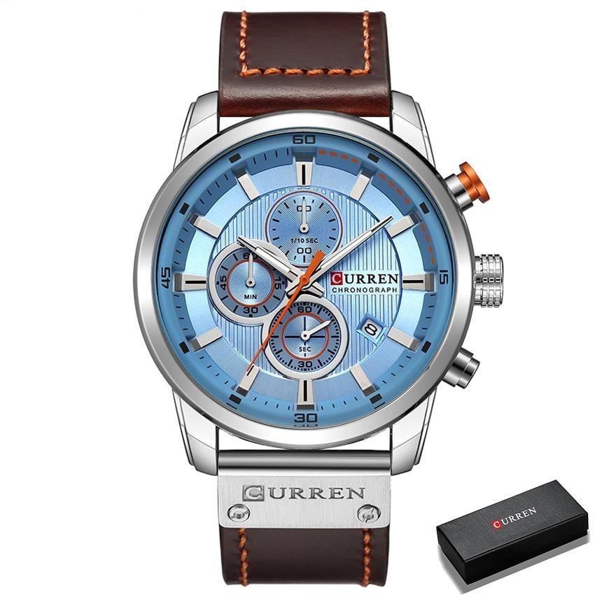 CURREN kronograf armbåndsur for menn