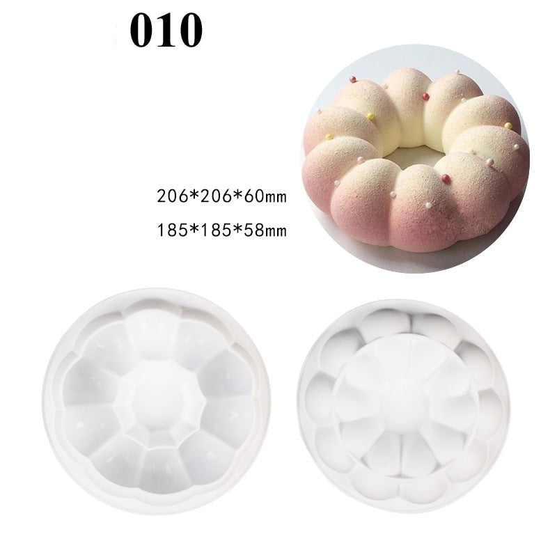 3D dessertformer i silikon