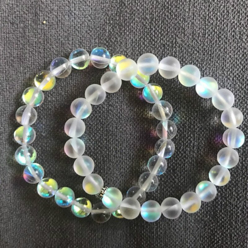 Havfrueglass Månestein Armbånd